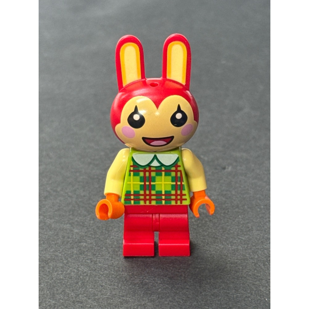 LEGO Animal Crossing Bunnie Minifigure Red Rabbit Villager 77047 77050